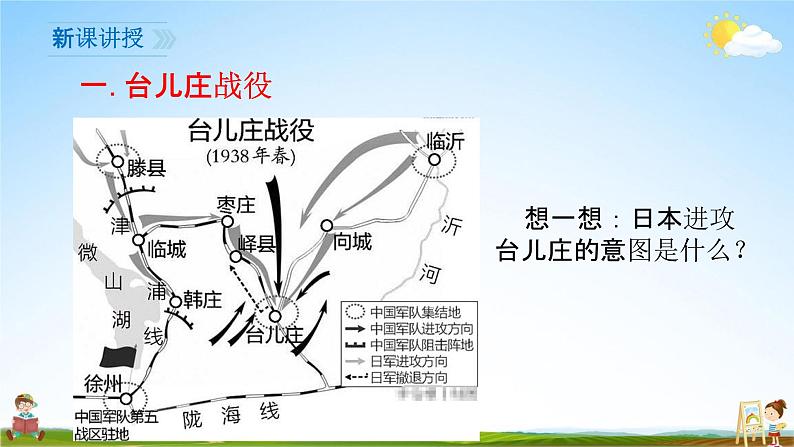 人教部编版八年级历史上册《20 正面战场的抗战》教学课件PPT初二优秀公开课第4页
