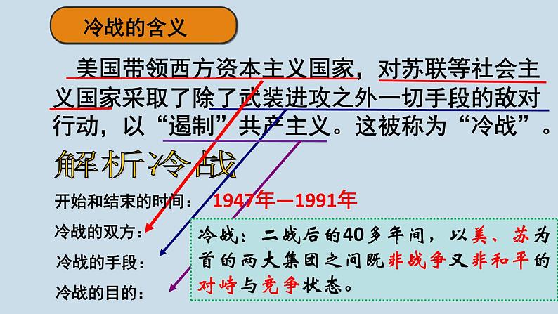 第16课 冷战(含视频)课件+练习+学案(部编版)05
