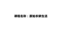 历史七年级上册第一单元 史前时期：中国境内早期人类与文明的起源第二课 原始农耕生活公开课ppt课件