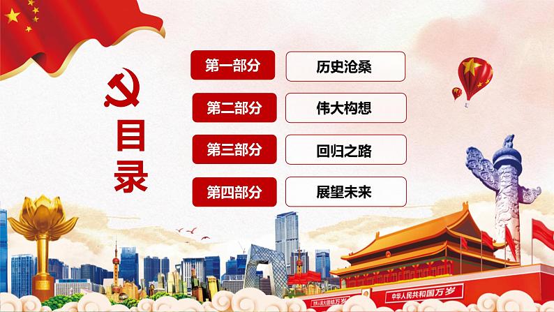 4.13 香港和澳门回归祖国-2021-2022学年八年级历史下册课件(共23张)第2页