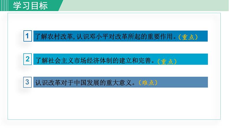 人教版八年级历史下册 3.8经济体制改革 课件第3页