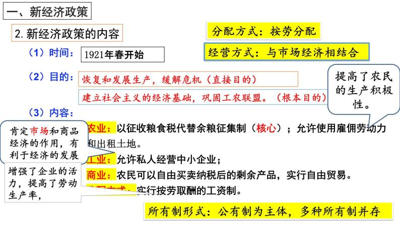 第11课  苏联的社会主义建设-2021-2022学年九年级历史下册精讲优质课件05