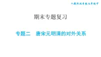 人教版七年级下册历史 期末专题复习 习题课件