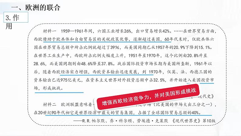 部编版历史九年级下册 第17课 二战后资本主义的新变化 教学课件+视频素材08