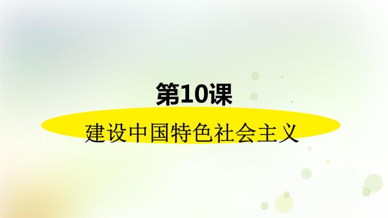 第三单元《中国特色社会主义道路》人教版初中历史八下课件PPT+教案02