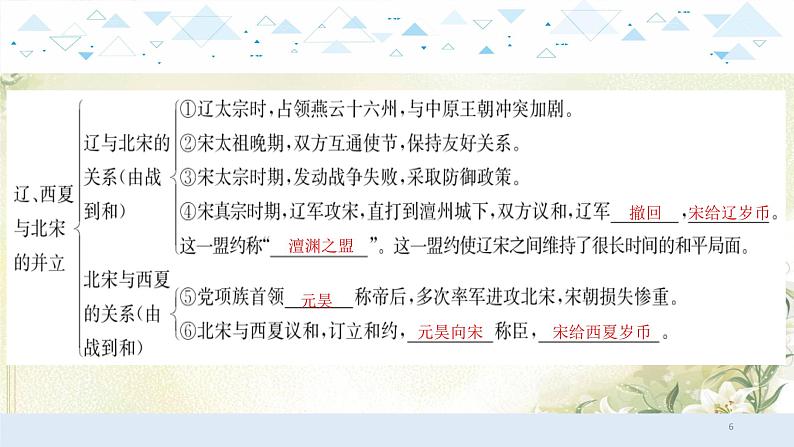 4中国古代史四、辽宋夏金元时期:民族关系发展和社会变化 中考历史总复习课件第6页