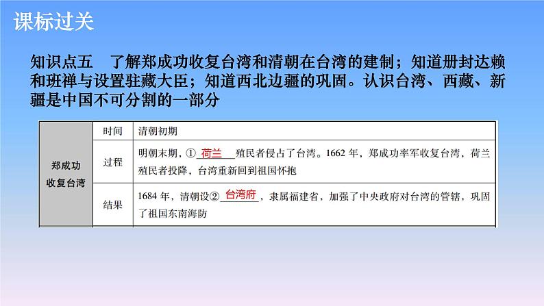 历史中考复习第四讲明清时期:统一多民族国家的巩固与发展PPT课件第8页