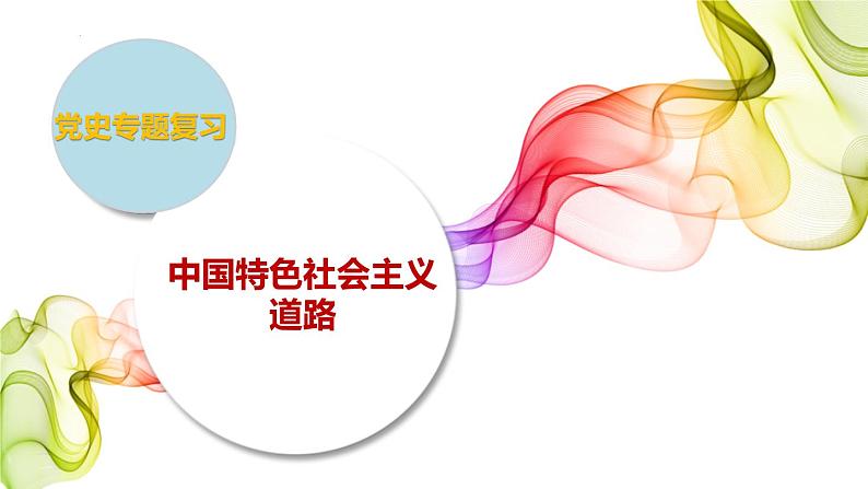 【备考2022】中考历史二轮专题复习:中国特色社会主义道路课件第1页