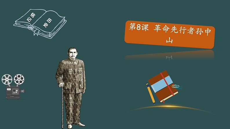 部编版历史八年级上册 第8课 革命先行者孙中山 教学课件+教案+视频素材01