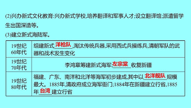 2022 云南 历史 中考复习 第九单元 近代化的早期探索与民族危机的加剧 课件第5页
