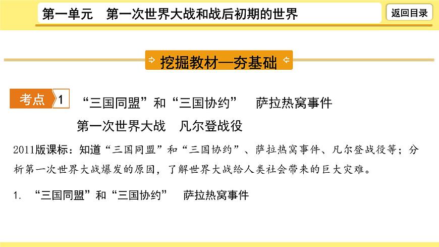 2021-2022學(xué)年度歷史中考復(fù)習(xí)課件  1.第一單元　第一次世界大戰(zhàn)和戰(zhàn)后初期的世界第8頁