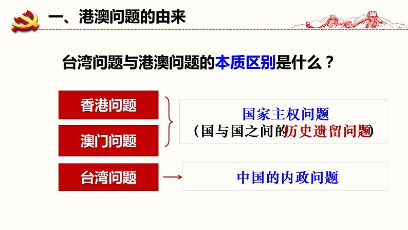 第13课 香港和澳门回归祖国 课件-2020-2021学年部编版历史八年级下册07