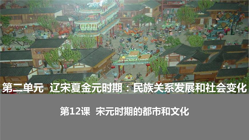 2.12宋元時期的都市和文化課件2021-2022學(xué)年部編版七年級歷史下冊第2頁