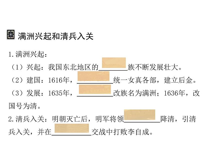 初中歷史人教版(部編)七年級(jí)下冊 第17課明朝的滅亡 2 課件第6頁