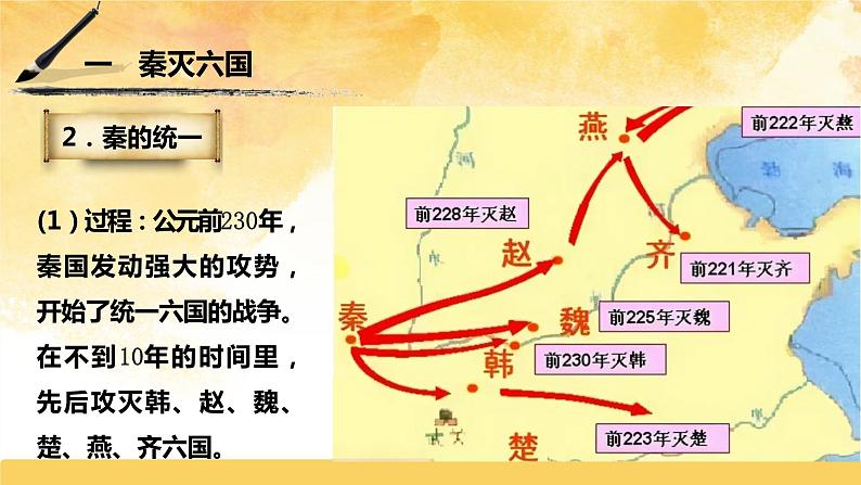 2022年部编版七年级历史上册第9课《秦统一中国 》课件07