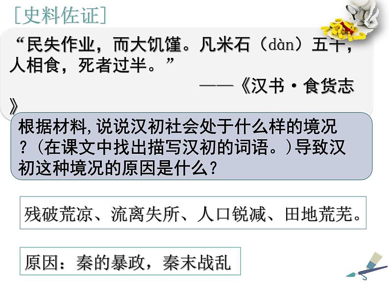 3.11 西汉建立和“文景之治” 课件 部编版五四制初中历史第一册第5页