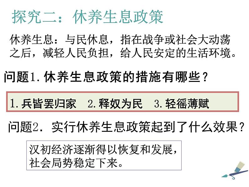 3.11 西汉建立和“文景之治” 课件 部编版五四制初中历史第一册第7页