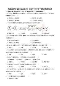 黑龙江省齐齐哈尔市龙江县2021-2022学年七年级下学期历史期末试卷(word版含答案)