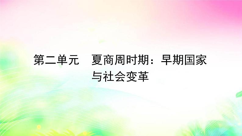 第4课 夏商周的更替 复习课件(28张PPT)第1页