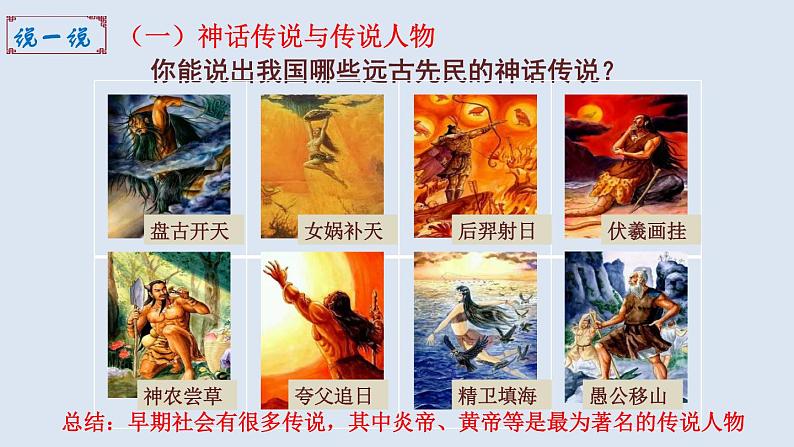 人教版七年级历史上册课件 第03课 远古的传说第5页