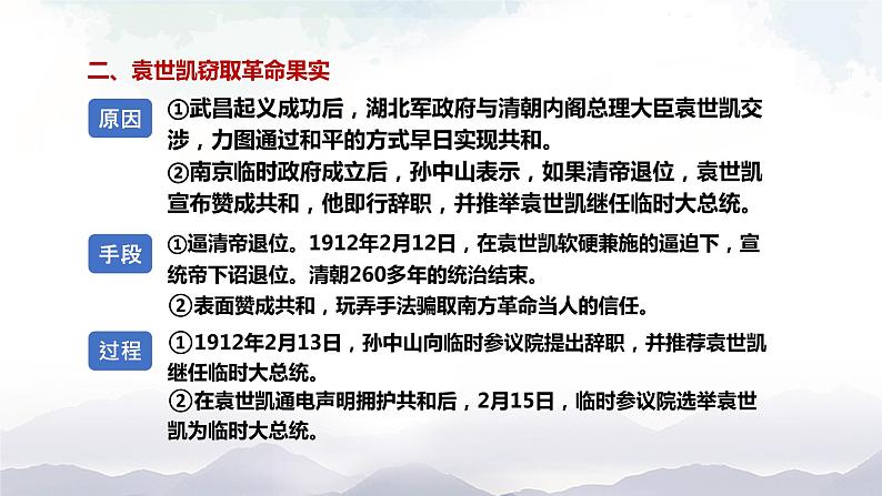 部编版历史八年级上册 第10课 中华民国的创建 课件08