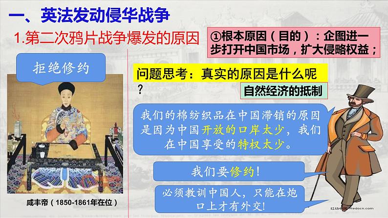 第2课 第二次鸦片战争 课件(18张)05