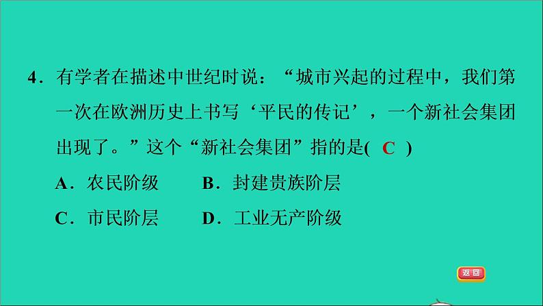 历史人教版九年级上册同步教学课件第3单元封建时代的欧洲第9课中世纪城市和大学的兴起1第6页