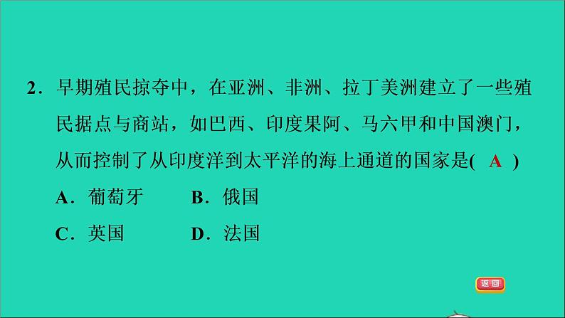 历史人教版九年级上册同步教学课件第5单元走向近代第16课早期殖民掠夺104