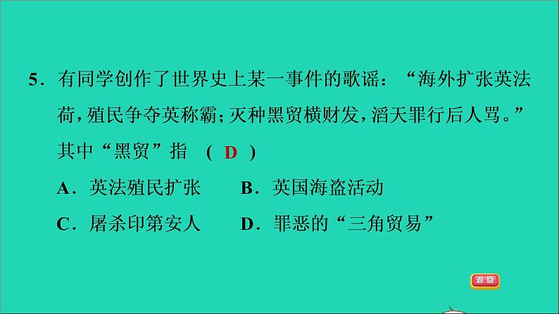 历史人教版九年级上册同步教学课件第5单元走向近代第16课早期殖民掠夺107