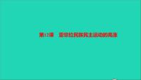 人教部編版九年級(jí)下冊(cè)第12課 亞非拉民族民主運(yùn)動(dòng)的高漲教學(xué)ppt課件