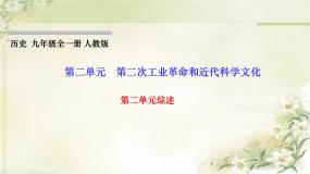 人教部编版九年级历史下册第二单元综述PPT课件