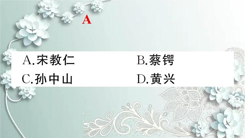 部编版历史八年级上册 第11课 北洋政府的统治与军阀割据 习题课件03