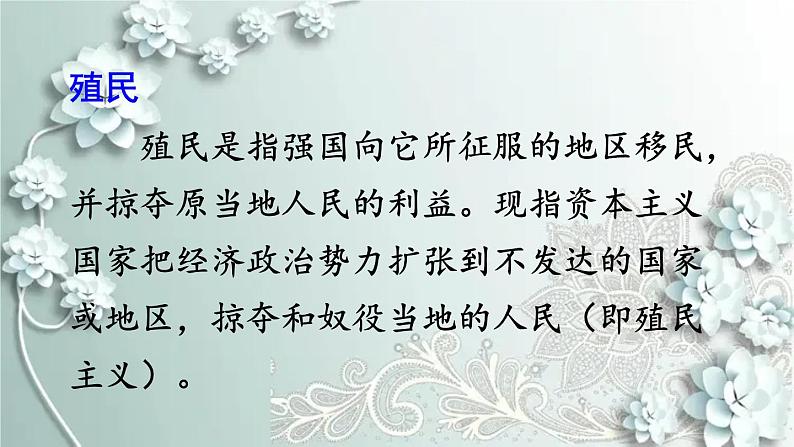 部编版历史九年级上册 第16课 早期殖民掠夺 课件第3页