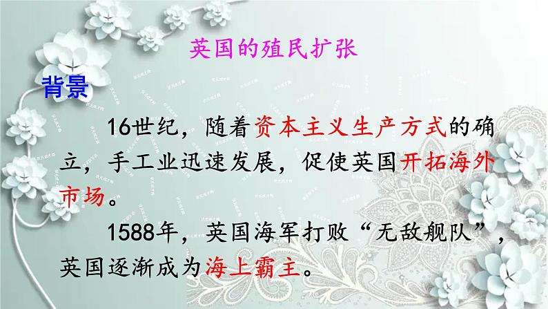 部编版历史九年级上册 第16课 早期殖民掠夺 课件第8页