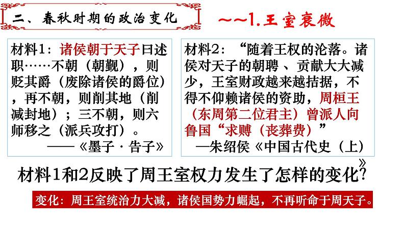 第6课 动荡的春秋时期 课件第8页