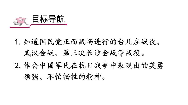 部编版八年级历史上册--第20课 正面战场的抗战-(精品课件)02
