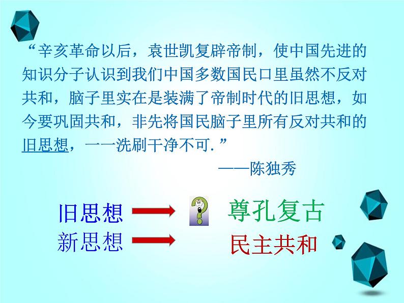 部编版新文化运动PPT演示稿第5页