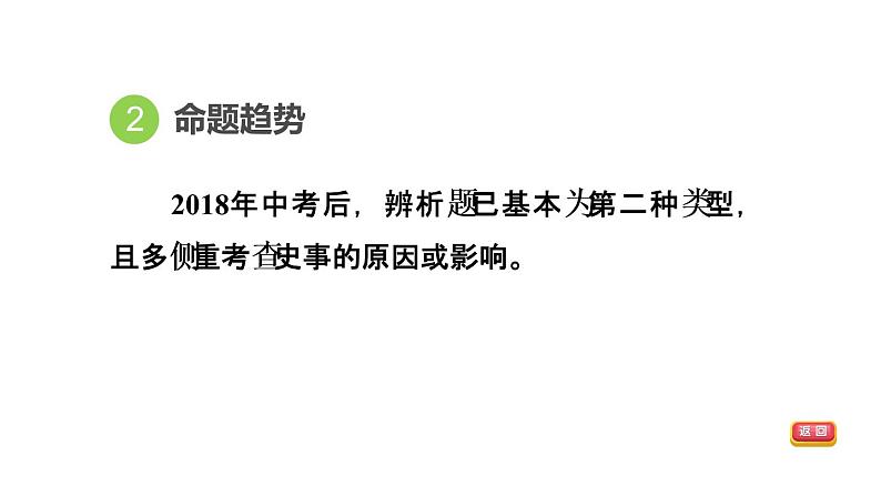 中考历史复习非选择题题型9观点辨析题题型课件第5页