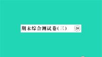 2022八年级历史下学期期末综合测试卷三作业课件新人教版