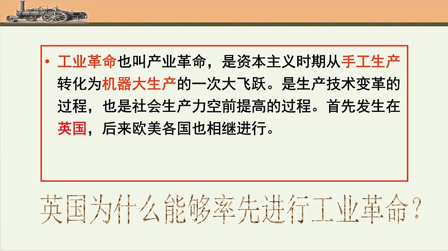 第20課 第一次工業(yè)革命 課件第3頁