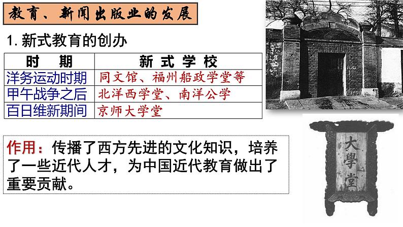 第26课 教育文化事业的发展课件第3页