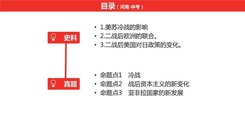 中考总复习历史(河南地区)模块六 世界现代史 第五单元 二战后的世界变化课件07