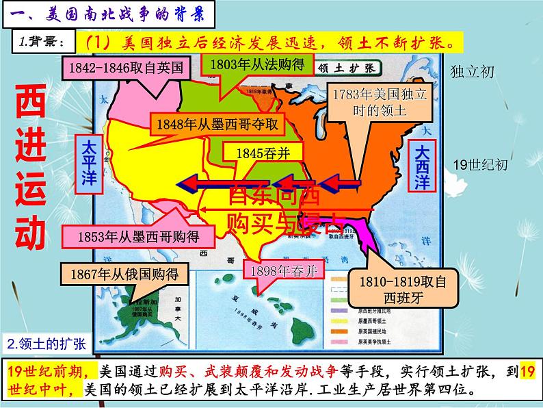 人教部编版历史九年级下册 第一单元 第三课 美国内战 课件第5页