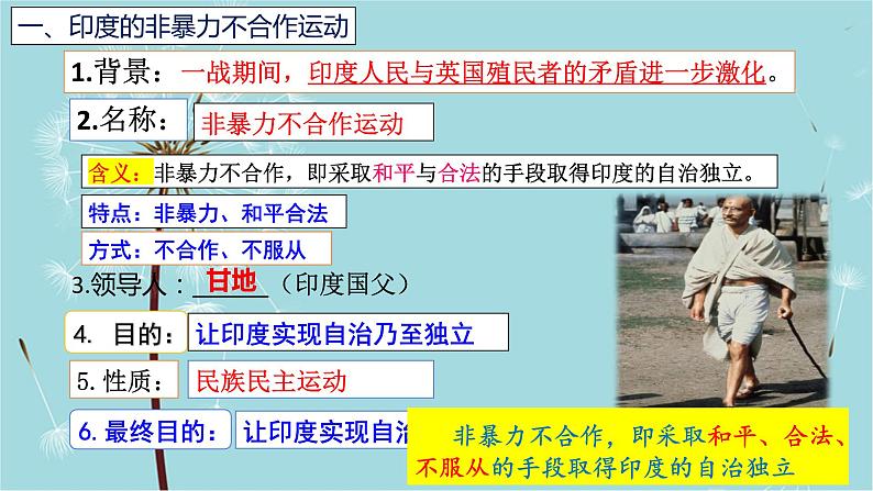 人教部编版历史九年级下册 第三单元 第十二课 亚非拉民族民主运动的高涨 课件第6页