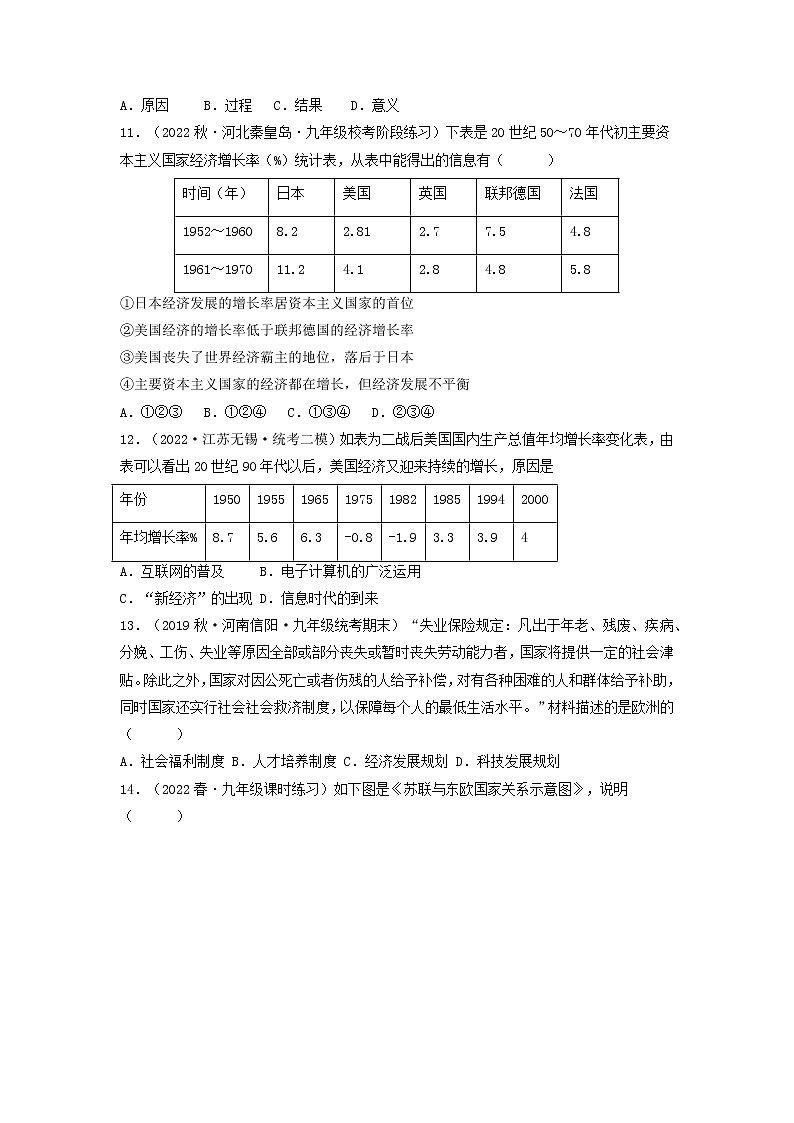 第五单元 二战后的世界变化(单元测试)九年级历史下册同步备课系列(部编版)03