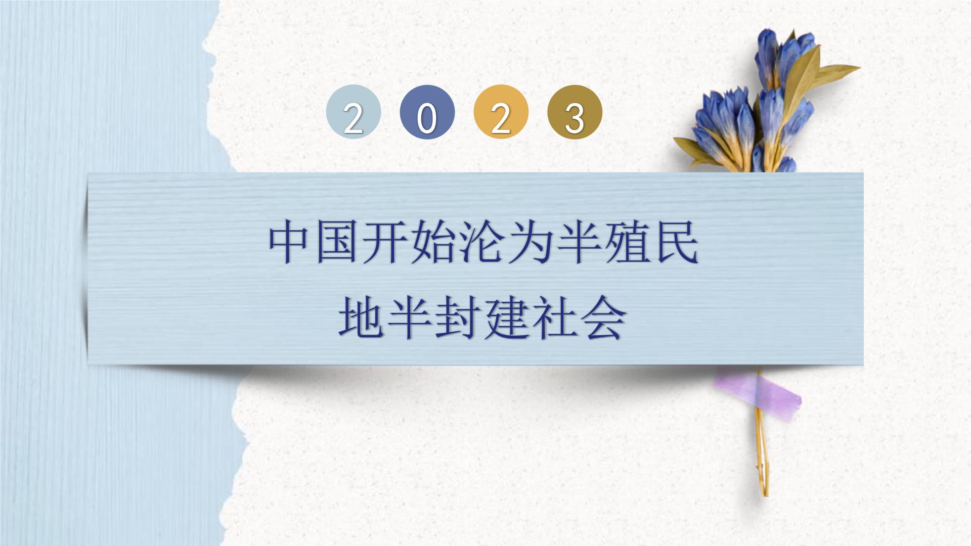 中考历史一轮复习【中国近代史】01 中国开始沦为半殖民地半封建社会课件PPT