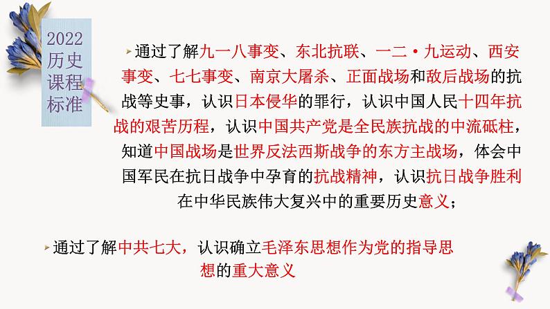 中考历史一轮复习【中国近代史】06 中华民族的抗日战争课件PPT第2页