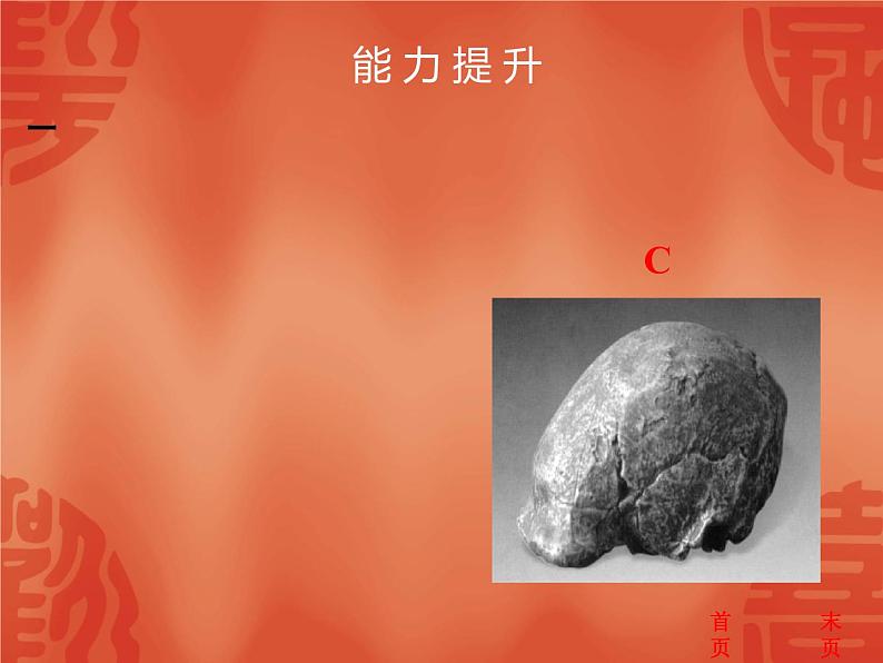 初中历史中考复习 2020中考历史复习课件:能力提升 第一单元 史前时期、夏商周时期02