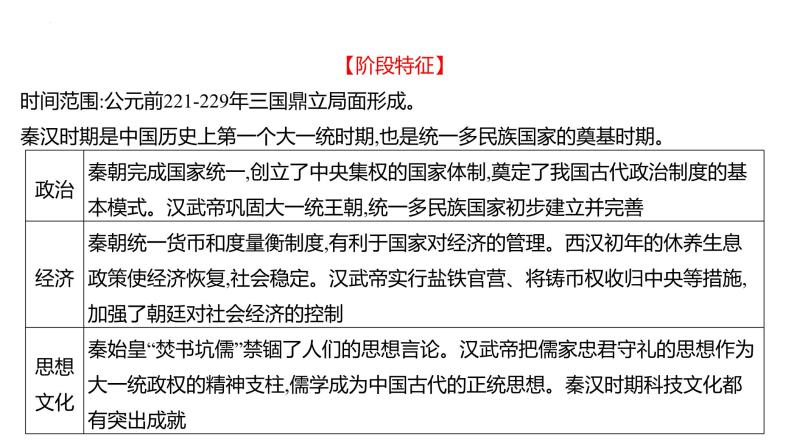 2023年中考历史一轮复习课件：第三单元 秦汉时期：统一多民族国家的建立和巩固课件03