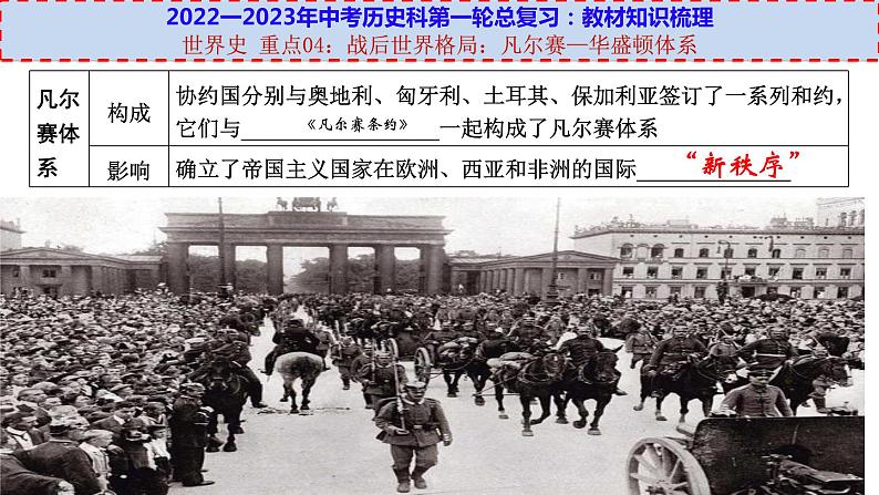 初中历史中考复习 世界史 重点04:战后世界格局-【透视中考】2023年中考历史冲刺复习基础考点过关课件第8页